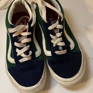 Vans Kids Sneakers in Blue and Green
